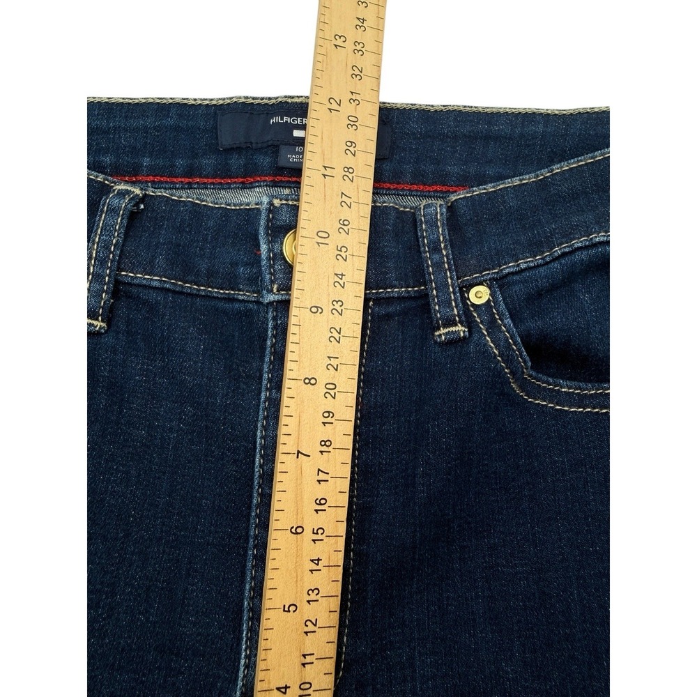 Tommy Hilfiger Tribeca Skinny Jeans Womens 10 Stripe Side Stretch Denim 32x28.5 - Picture 6 of 12